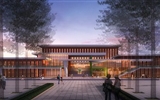 我院一期擴建項目大學生活動中心、2棟學生公寓樓建設完成主體封頂